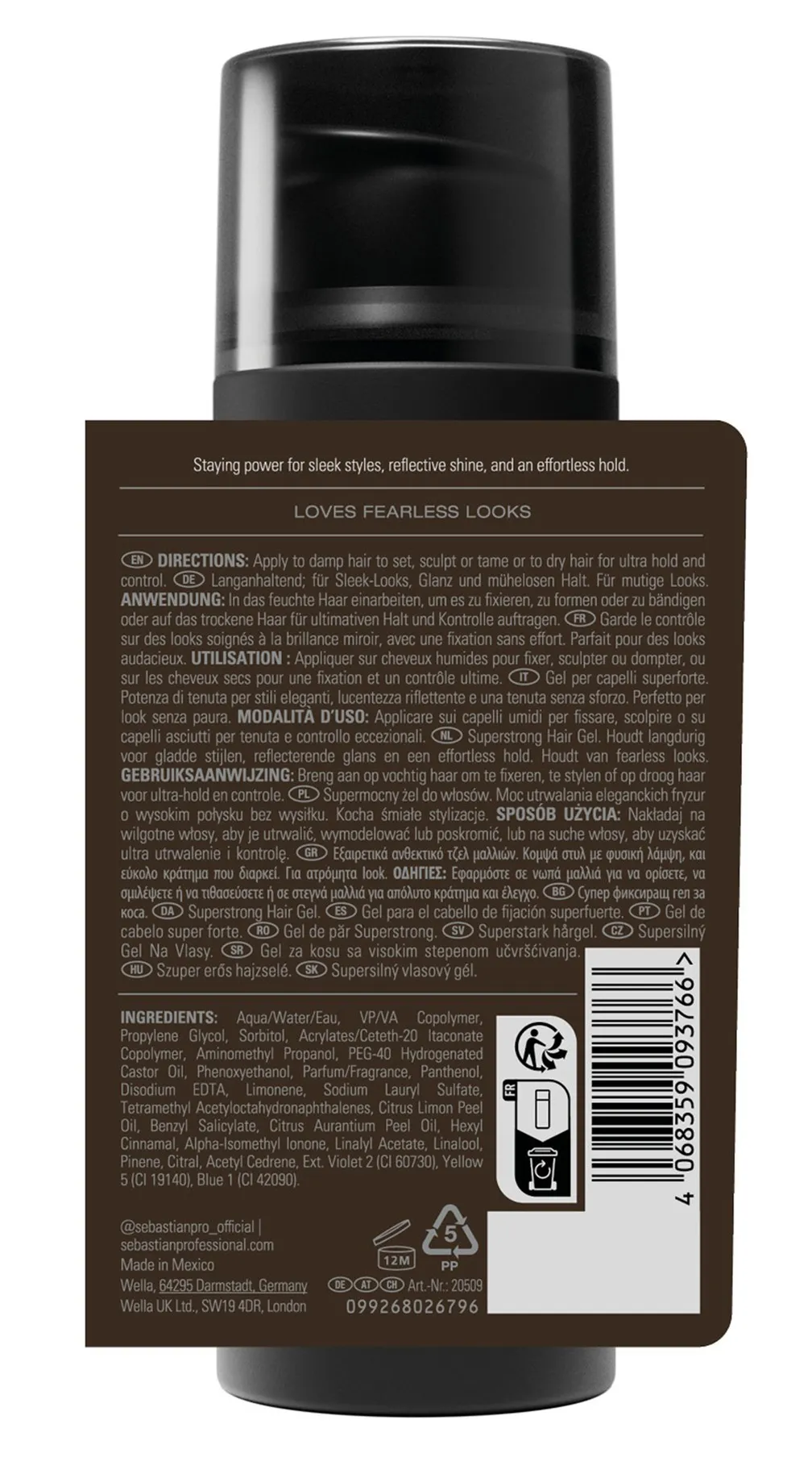 Sebastian Liquid Steel Superstrong Hair Gel