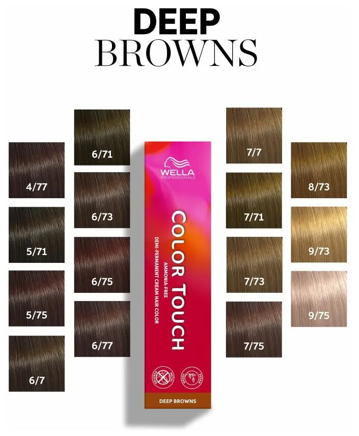 Wella Color Touch Deep Browns 60ml - 7/7 Biondo medio sabbia
