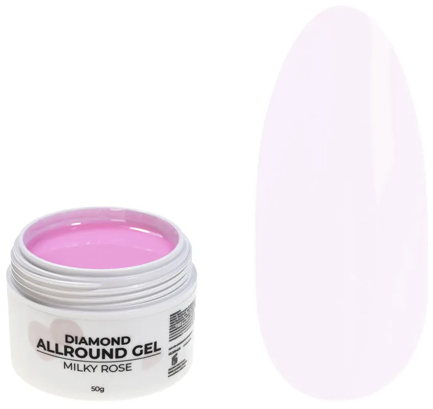 Juliana Nails Diamond Allround Gel Milky Rose - 50 g
