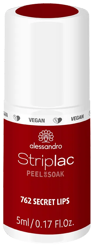 Alessandro Striplac Peel or Soak tonalità rosse - 762 Secret Lips