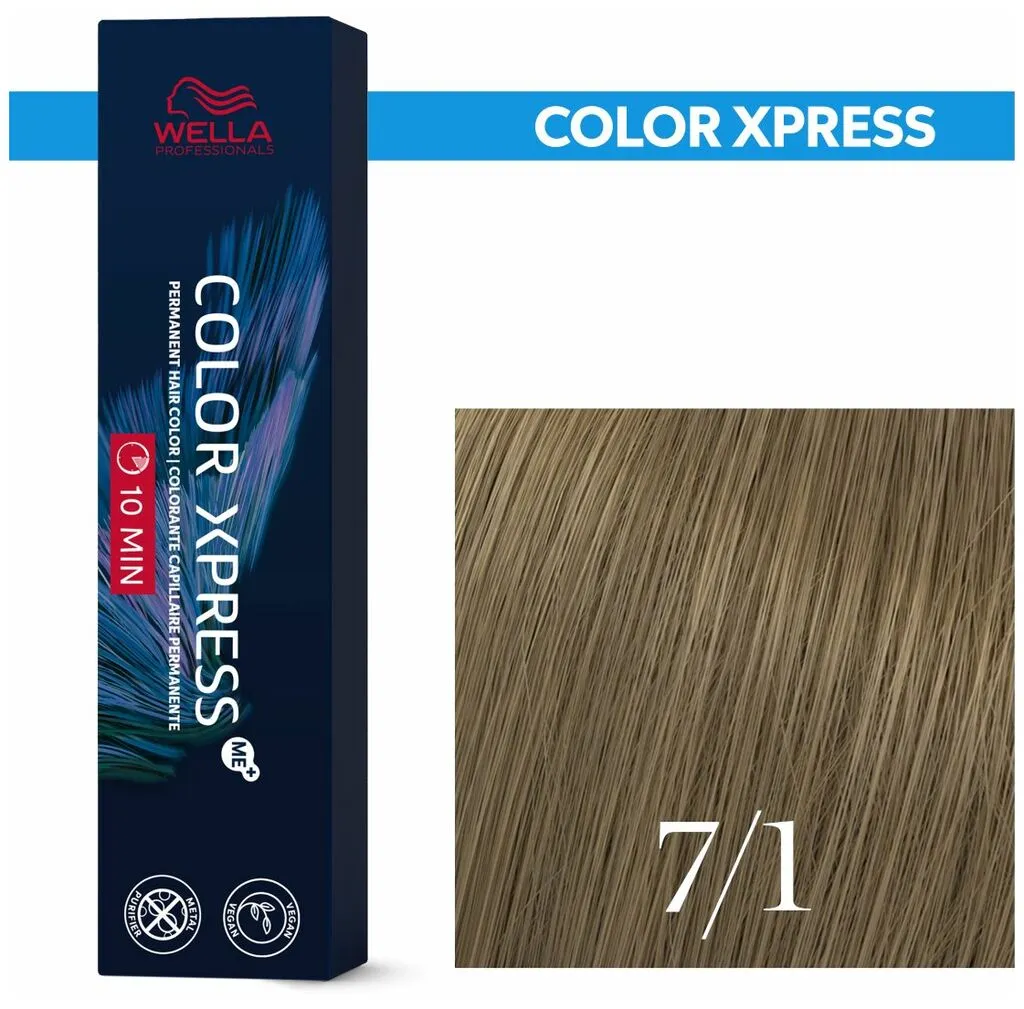 Wella Color Xpress - 7/1 Biondo medio cenere