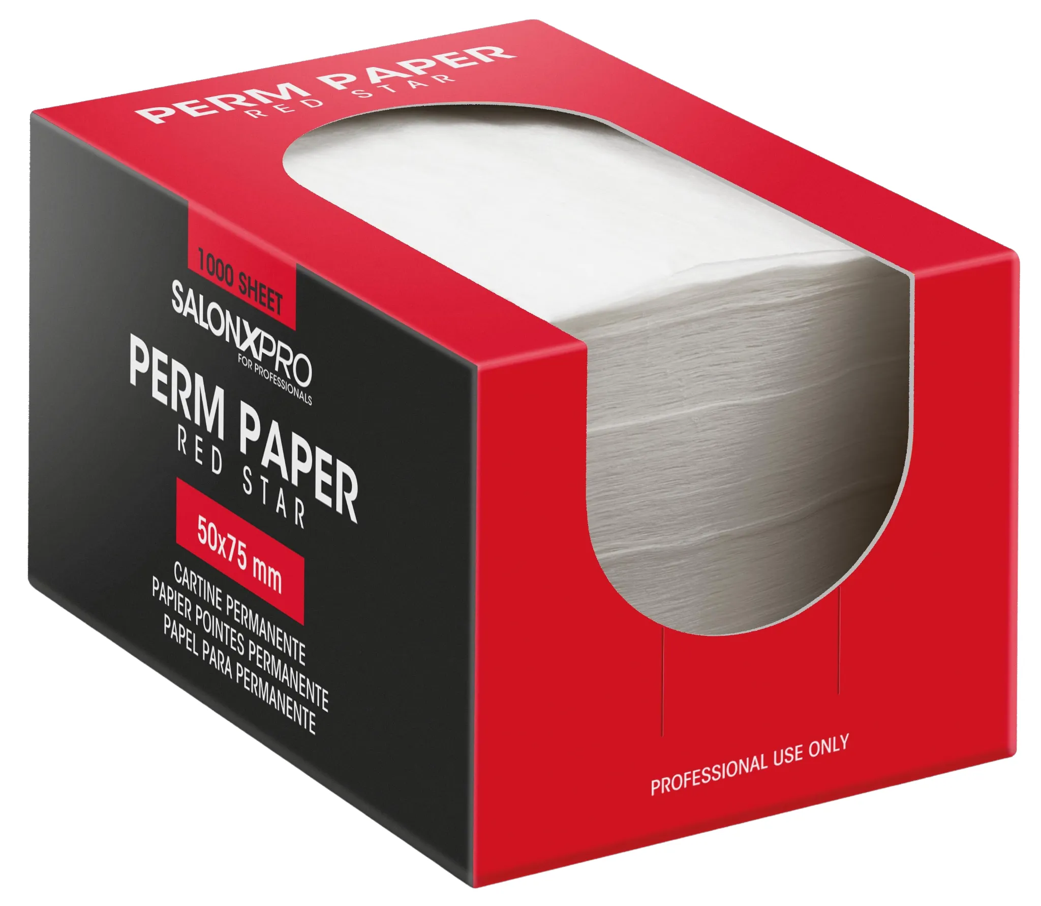 Xanitalia SALONXPRO Red Star carta superiore 50x75 mm