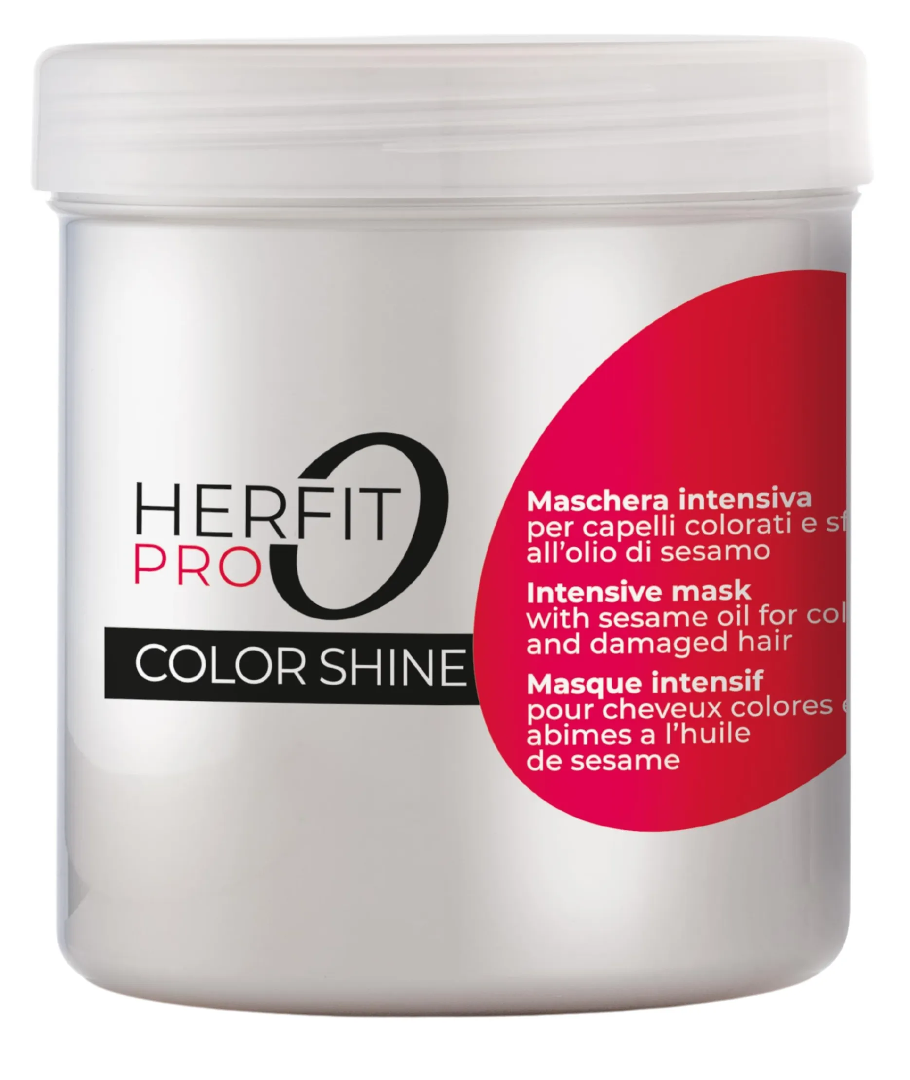 Xanitalia Herfit Pro Maske con olio di sesamo per capelli colorati e secchi 1L