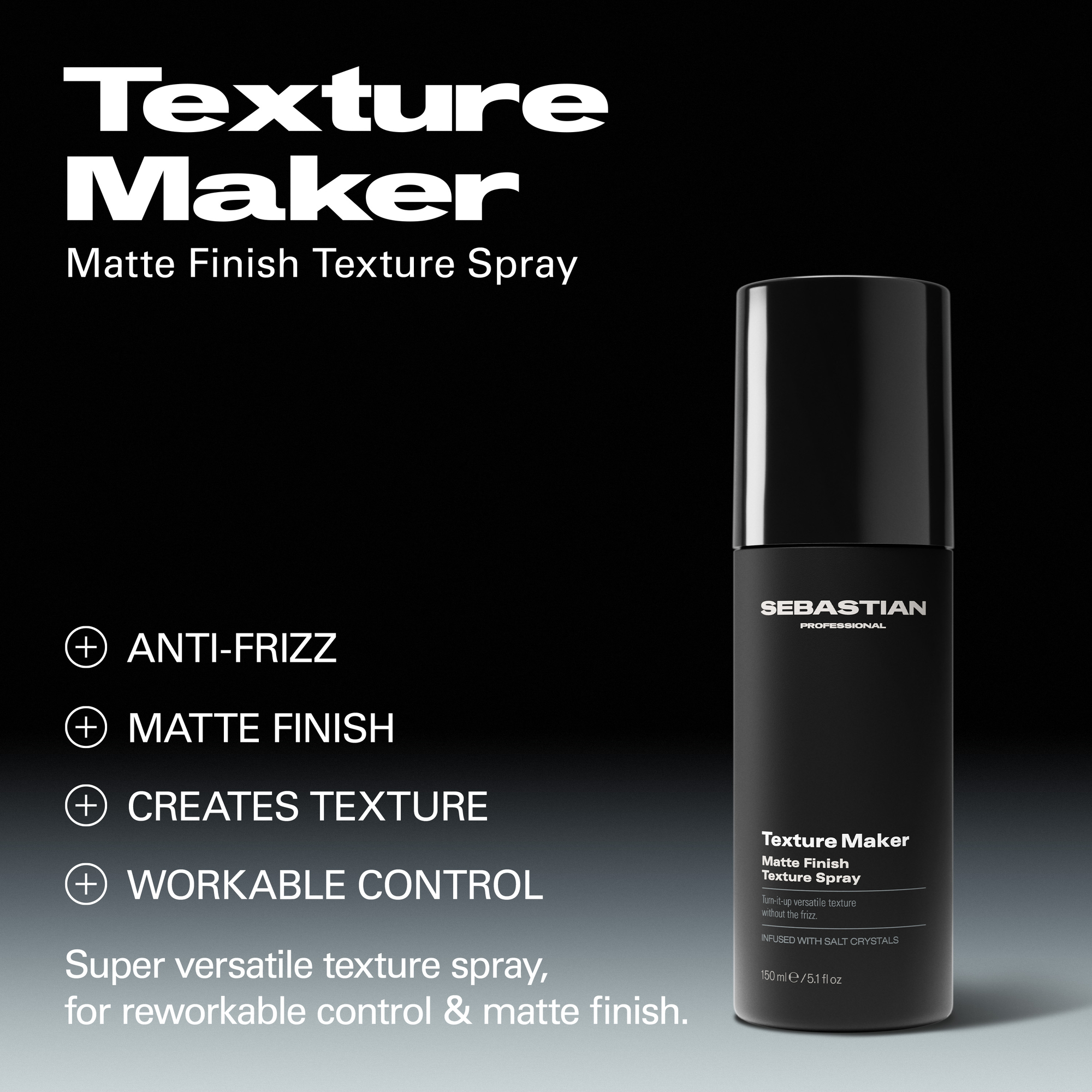 Sebastian Texture Maker Spray per Texture con Finitura Opaca