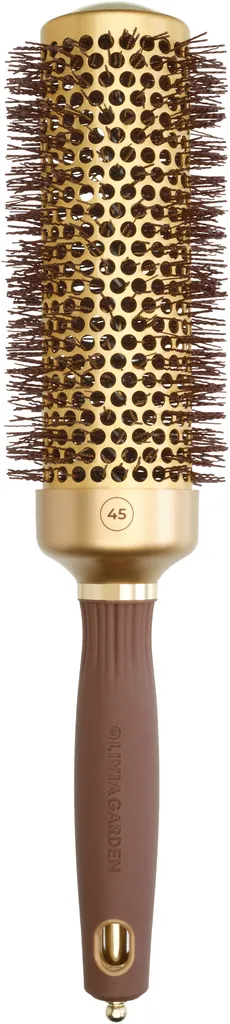 Olivia Garden Expert Blowout Speed Wavy Bristles Gold & Brown - 25 mm