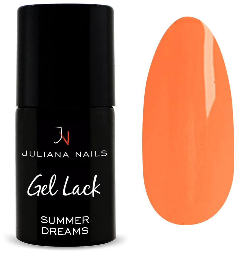Juliana Nails smalto gel corallo & sfumature di giallo - Sunshine
