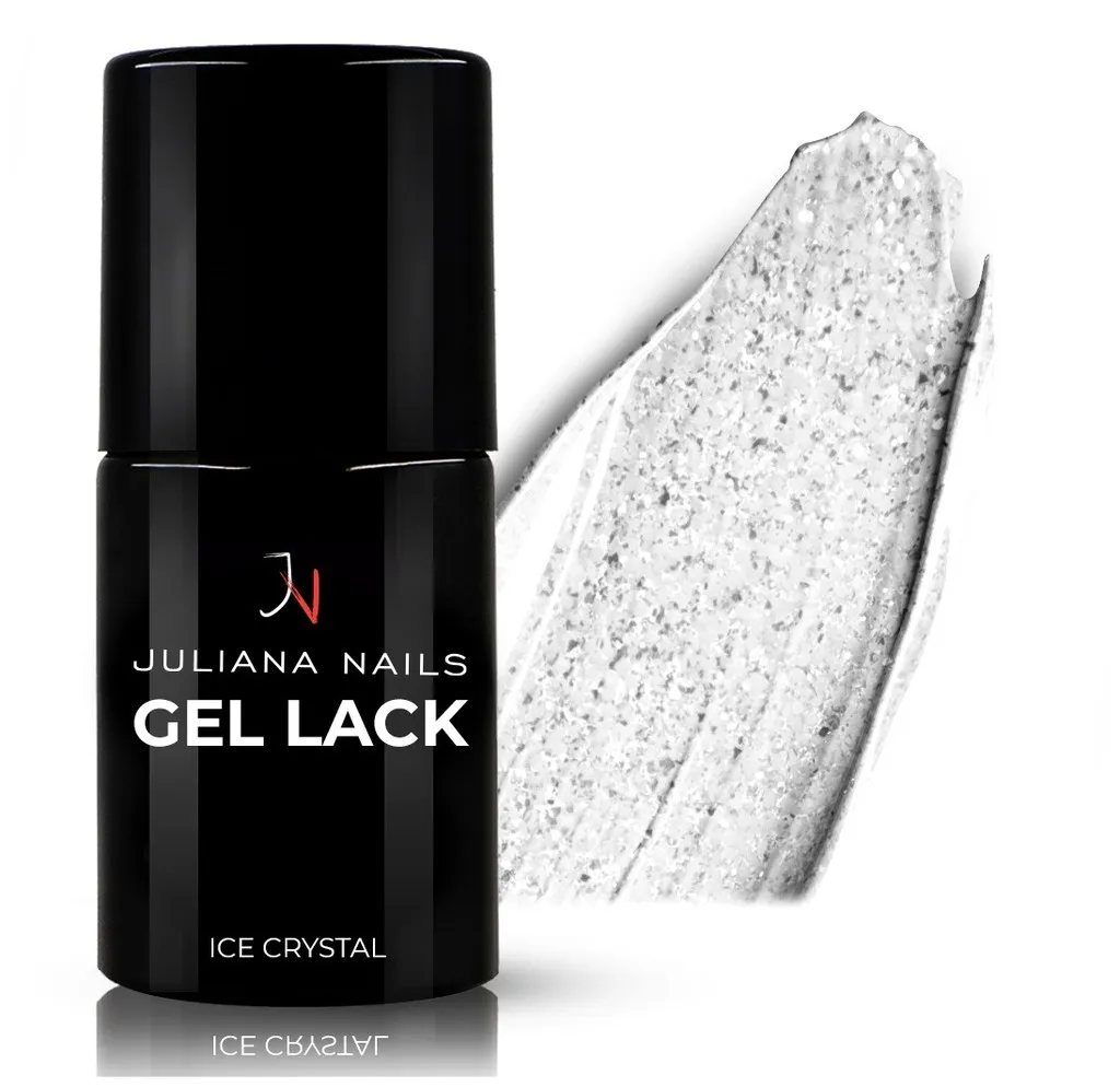 Juliana Nails smalto gel Glitter & Co - Glitter argento
