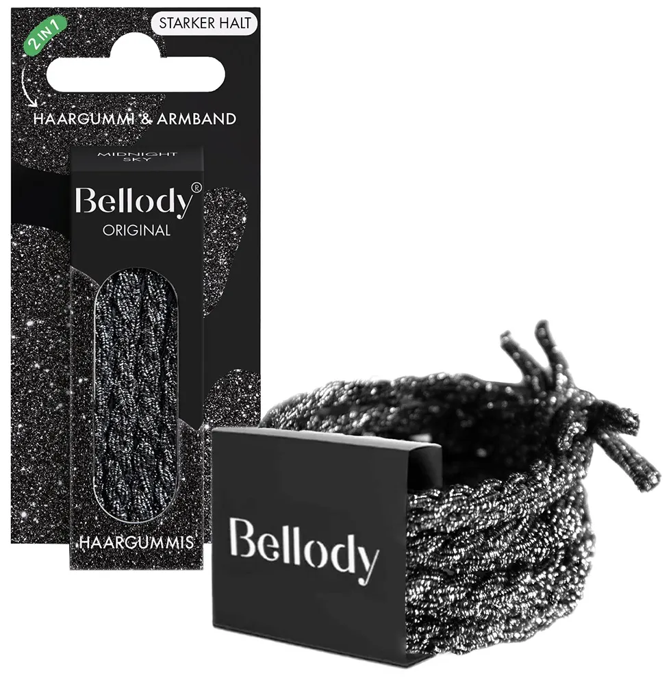 Bellody Original elastici per capelli - Classic Black