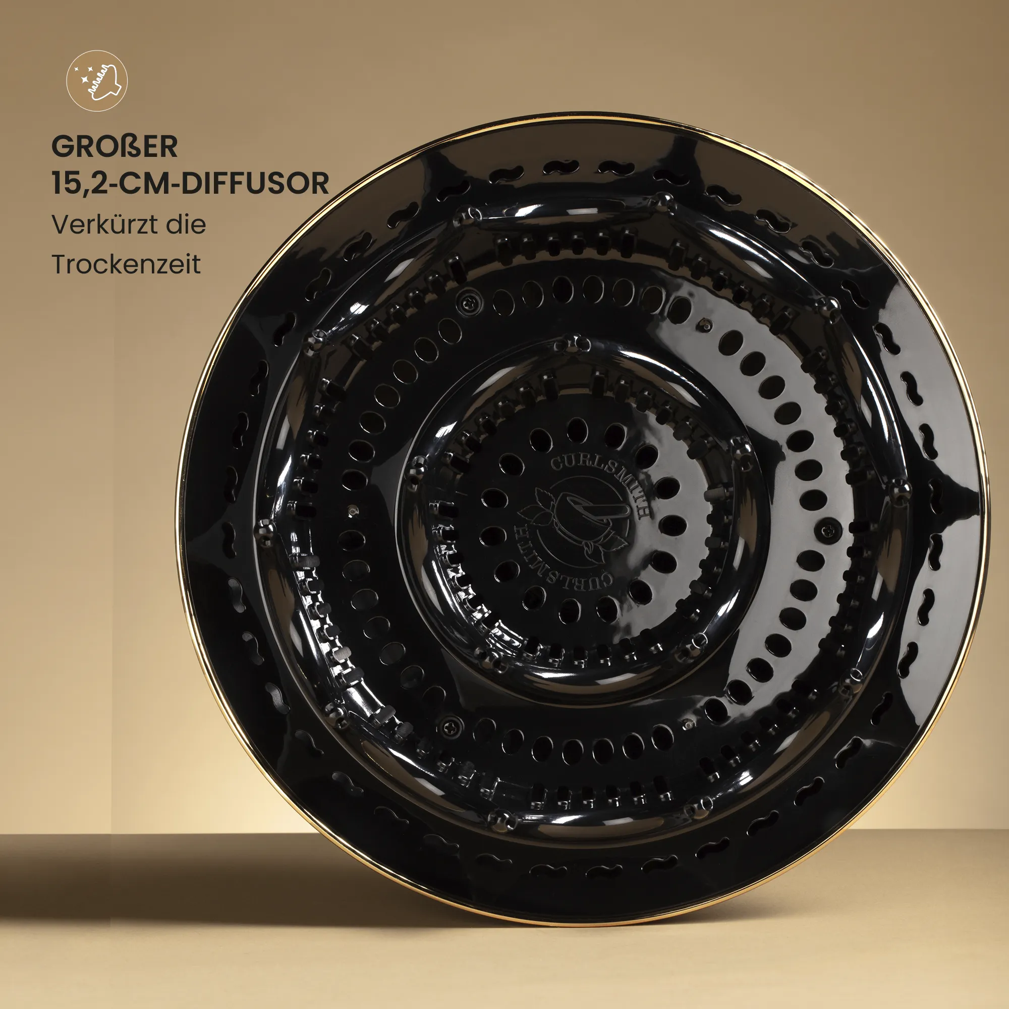 Hot Tools Curlsmith Travel Defrizzion asciugacapelli incl. diffusore XL