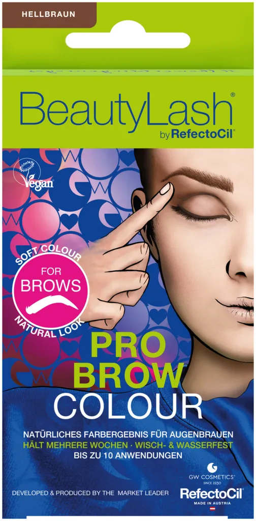 BeautyLash Power-Brow Kit per tintura sopracciglia - Marrone nero
