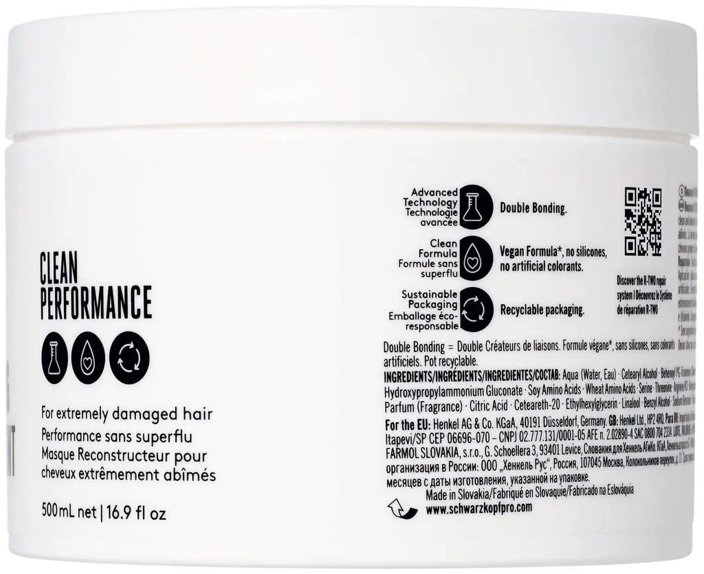 Schwarzkopf Bonacure R-TWO Rescuing Treatment - 200 ml