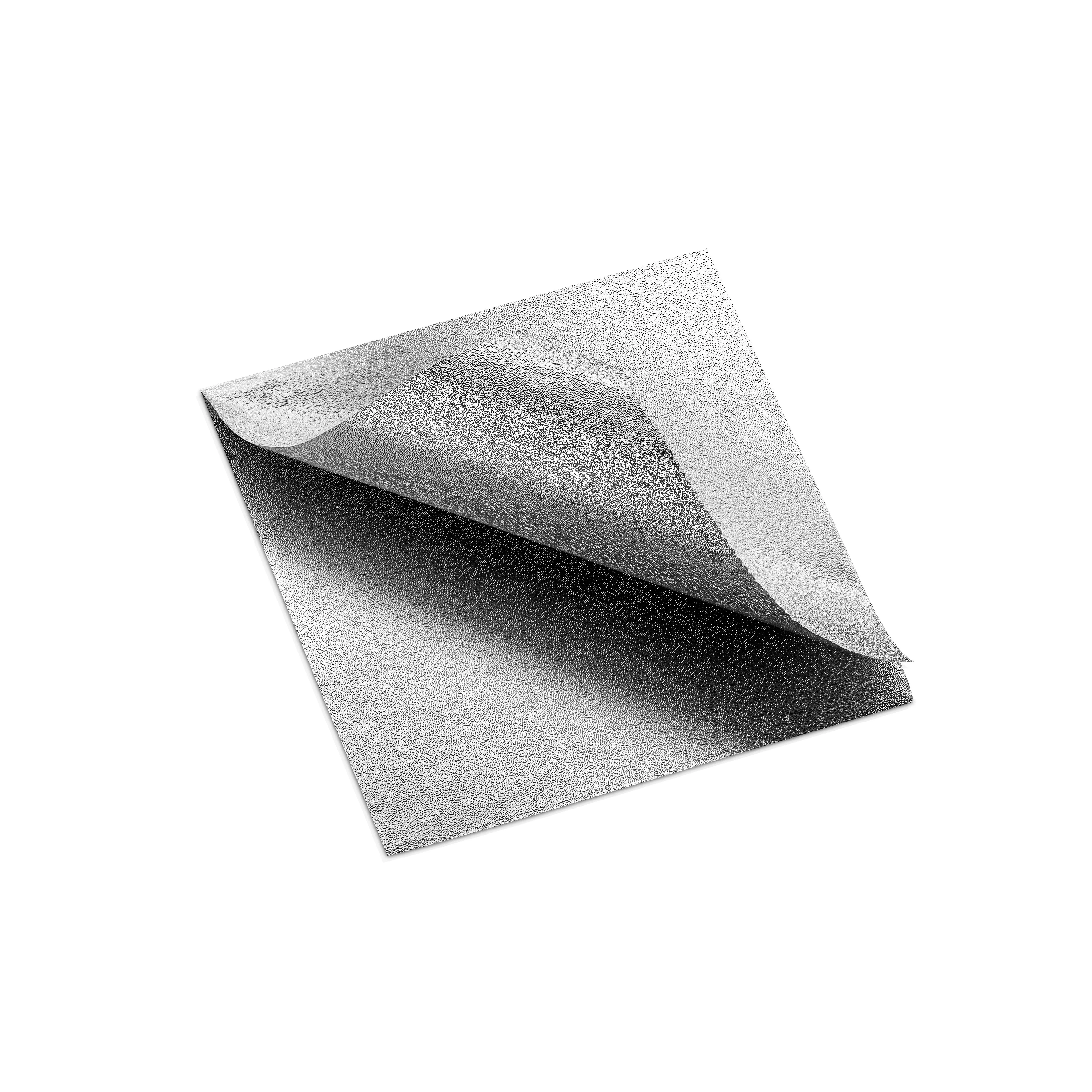 Xanitalia Fogli di alluminio extra goffrati Argento 300 pezzi