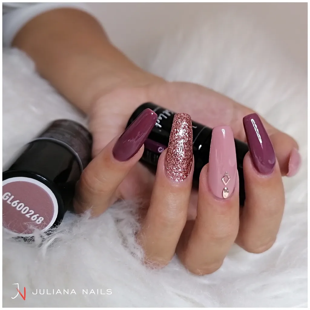 Juliana Nails smalto gel Glitter & Co - Glitter argento