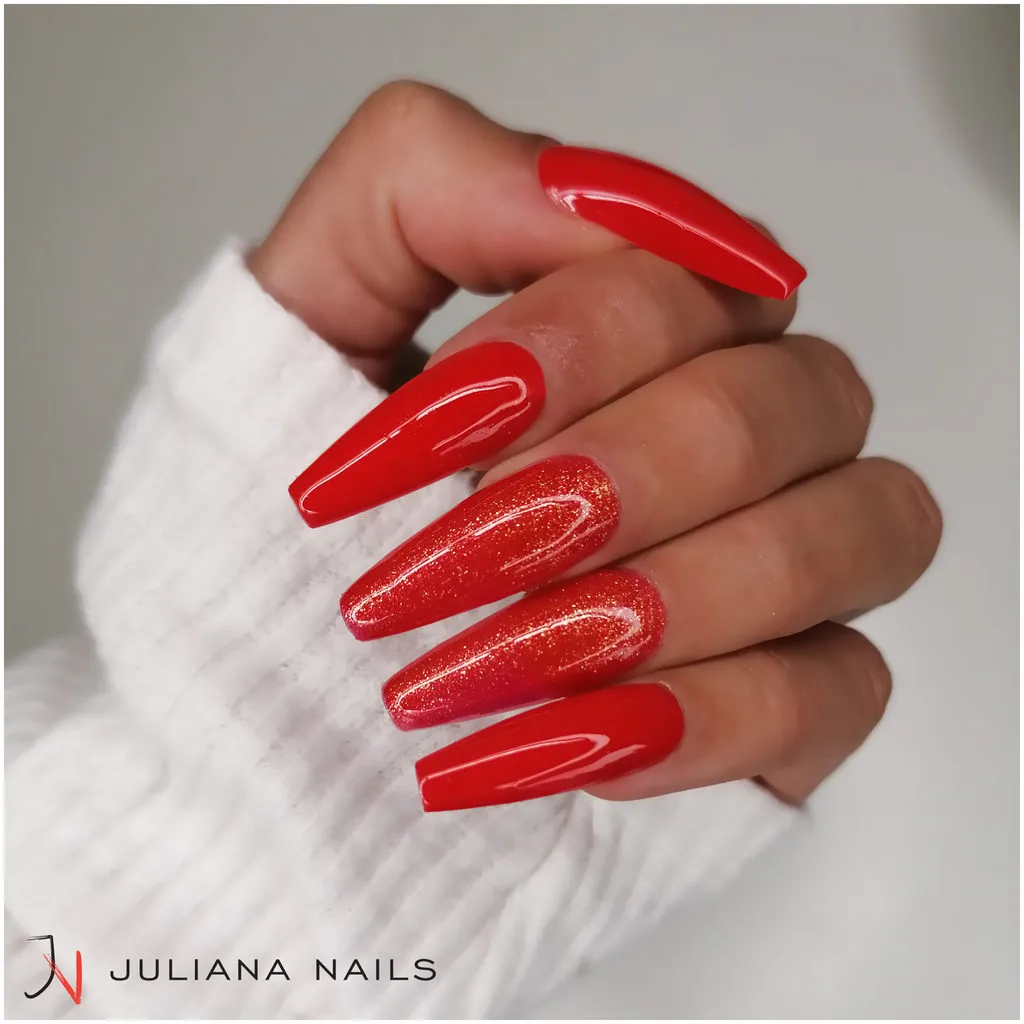 Juliana Nails smalto gel sfumature di rosso - Cherry Cherry Lady