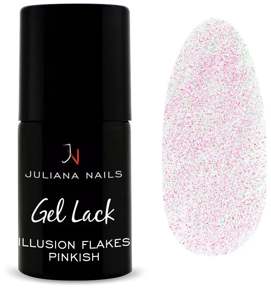 Juliana Nails smalto gel Glitter & Co - Glitter argento