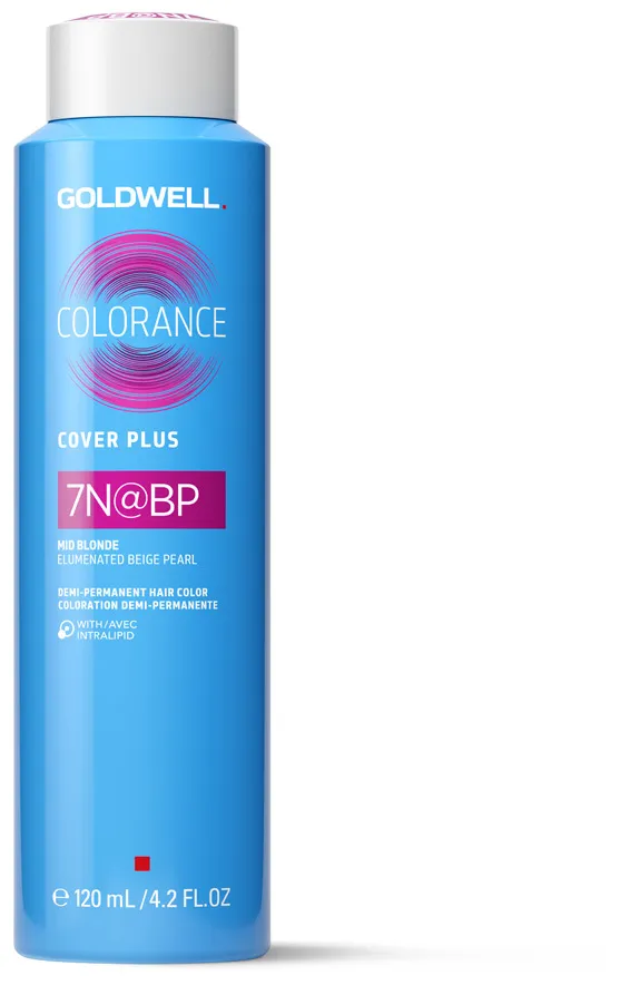 Goldwell Colorance Cover Plus 120 ml - 7N@BP mid blonde elumenated beige pearl
