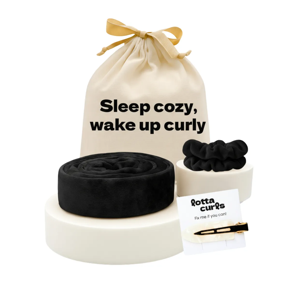 Lotta Curls Set Arricciacapelli Royal Black