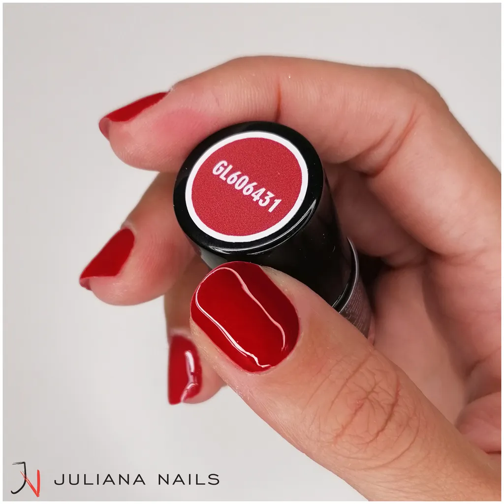 Juliana Nails smalto gel sfumature di rosso - Cherry Cherry Lady