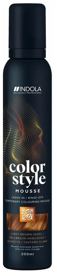 Indola Color Style Mousse - Silver