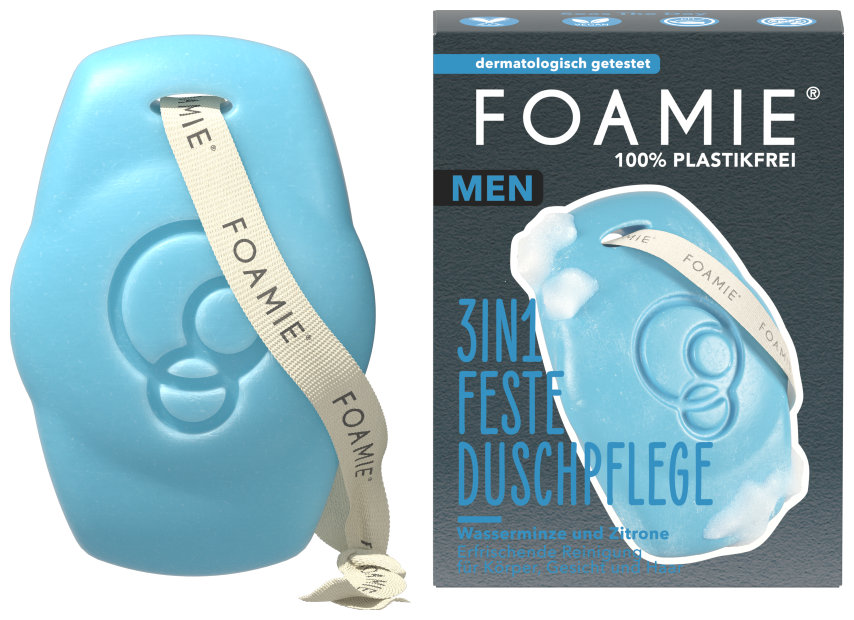 Foamie 3 in1 shampoo solido per uomini - What A Man