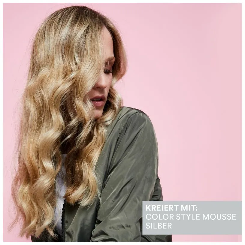 Indola Color Style Mousse - Silver