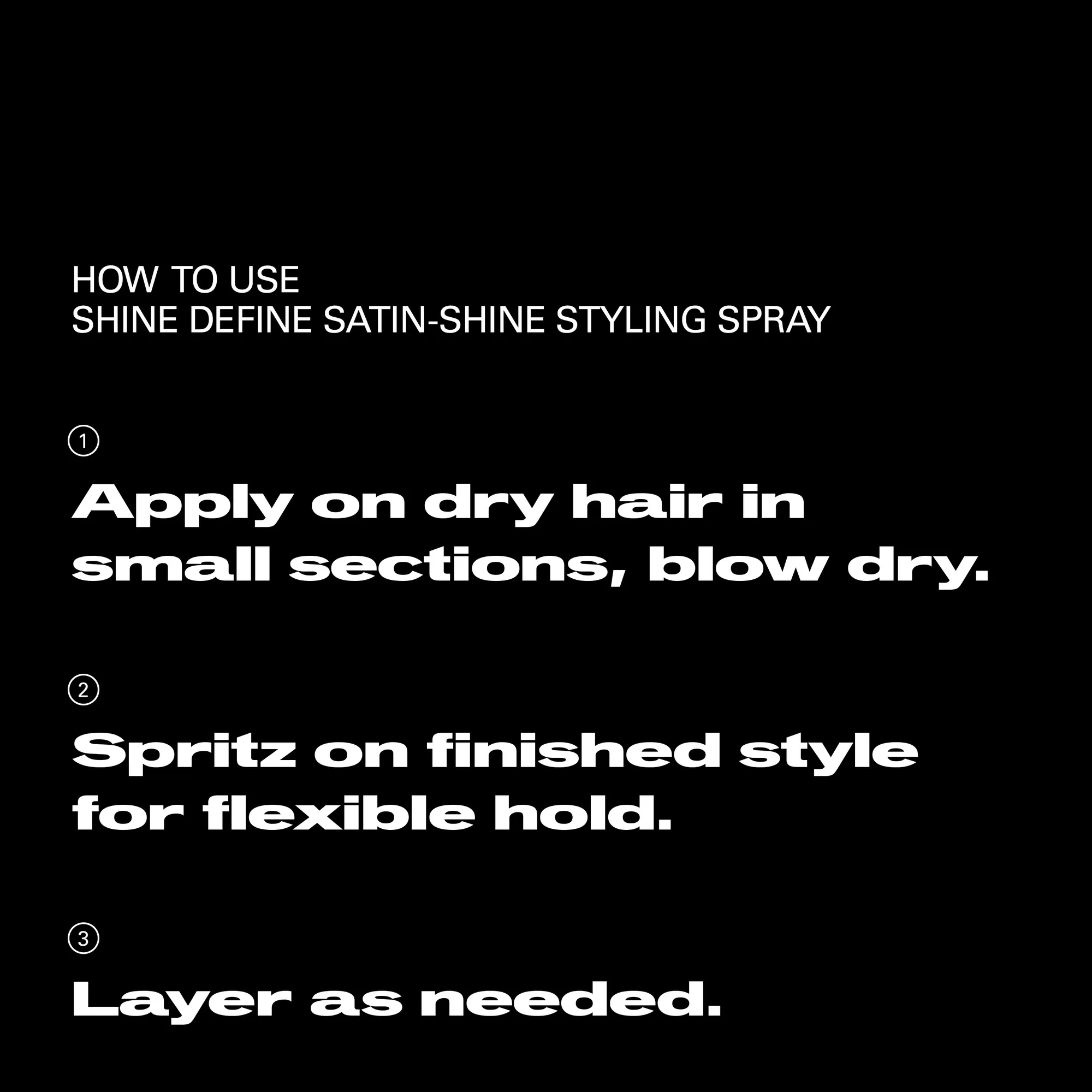 Sebastian Shine Define Satin-Shine Styling Spray