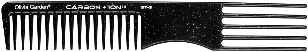 Olivia Garden pettine ST-3 Carbon + Ion pettina da cotonatura 20 cm