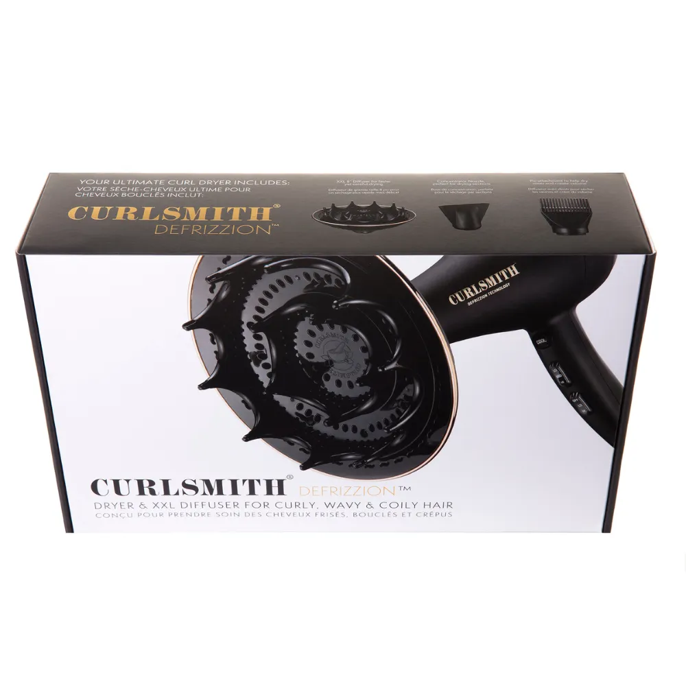 Hot Tools Curslmith Defrizzion per capelli asciugacapelli & diffusore XXL