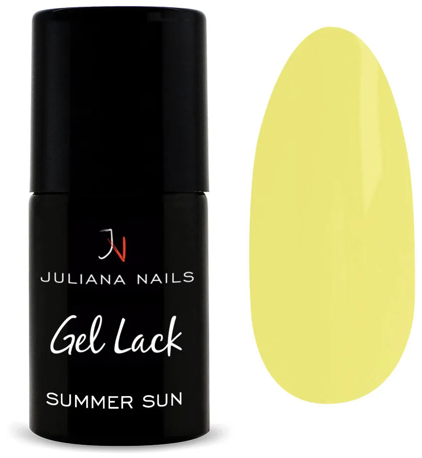 Juliana Nails smalto gel corallo & sfumature di giallo - Sunshine