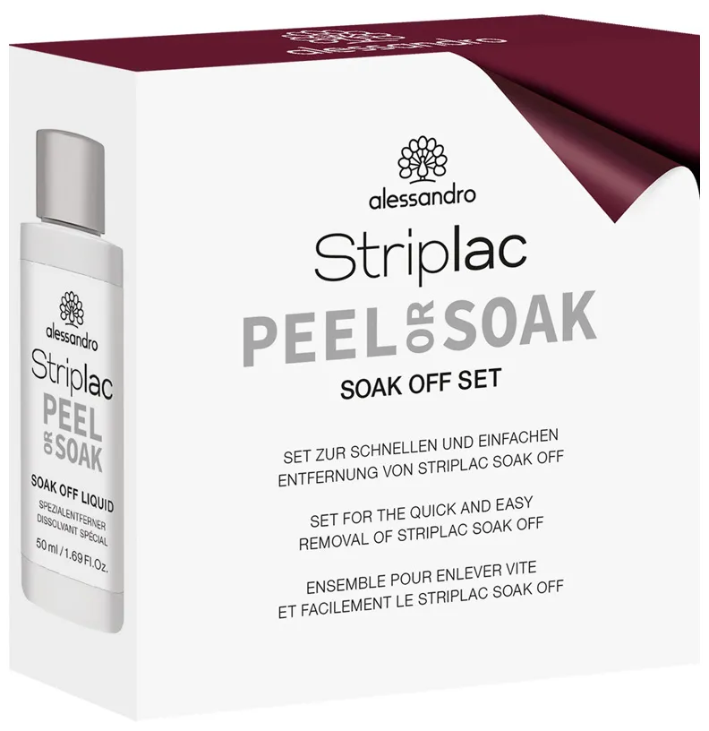 Alessandro Striplac Peel Or Soak  Soak Off Set