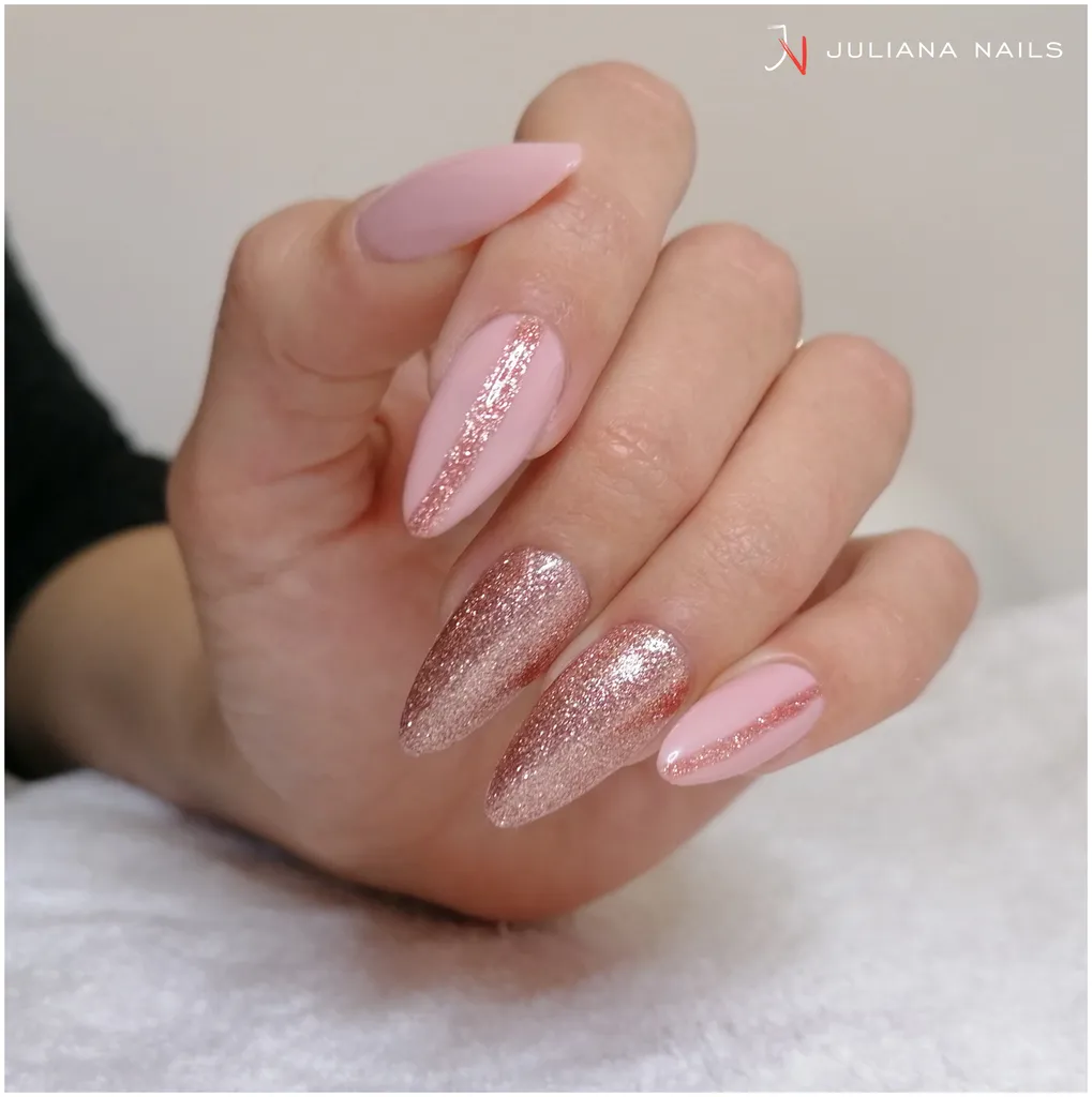 Juliana Nails smalto gel Glitter & Co - Glitter argento