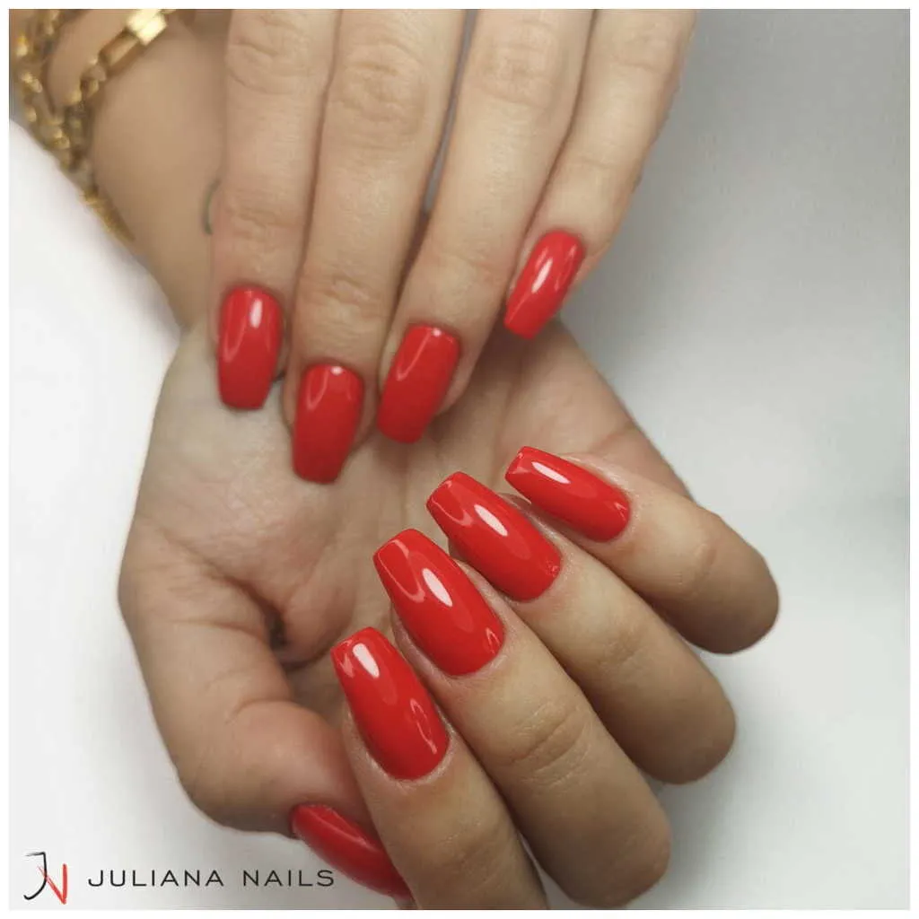 Juliana Nails smalto gel sfumature di rosso - Cherry Cherry Lady
