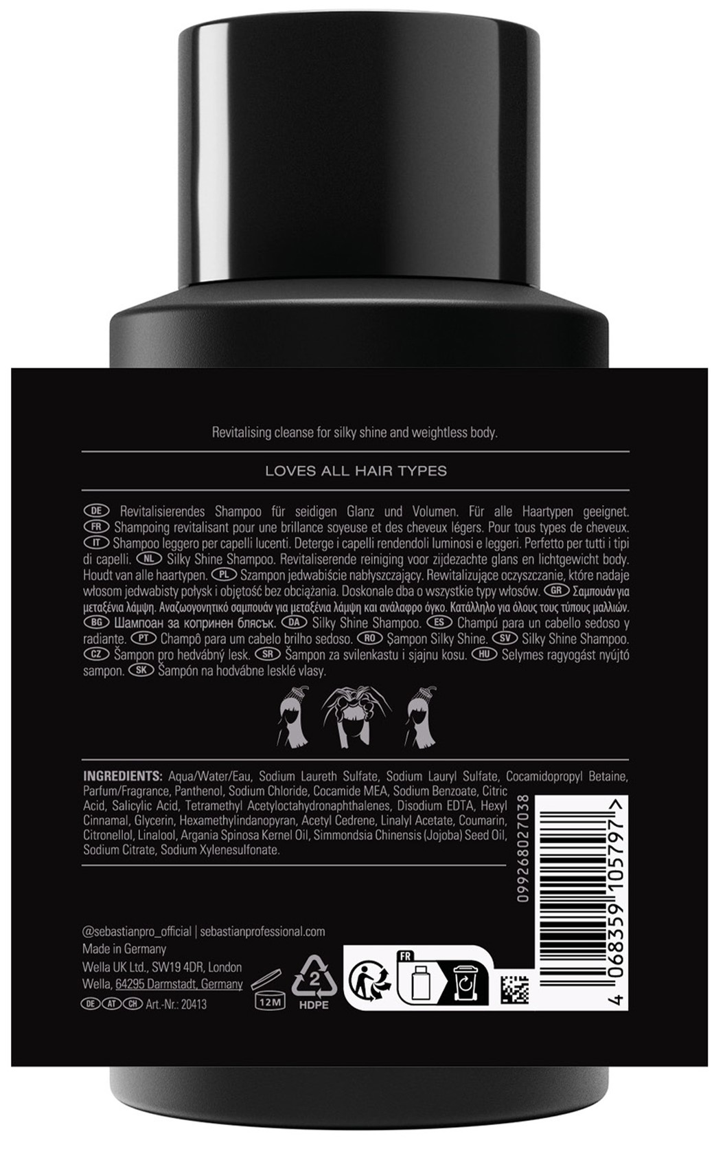 Sebastian Dark Oil Silky Shine Shampoo