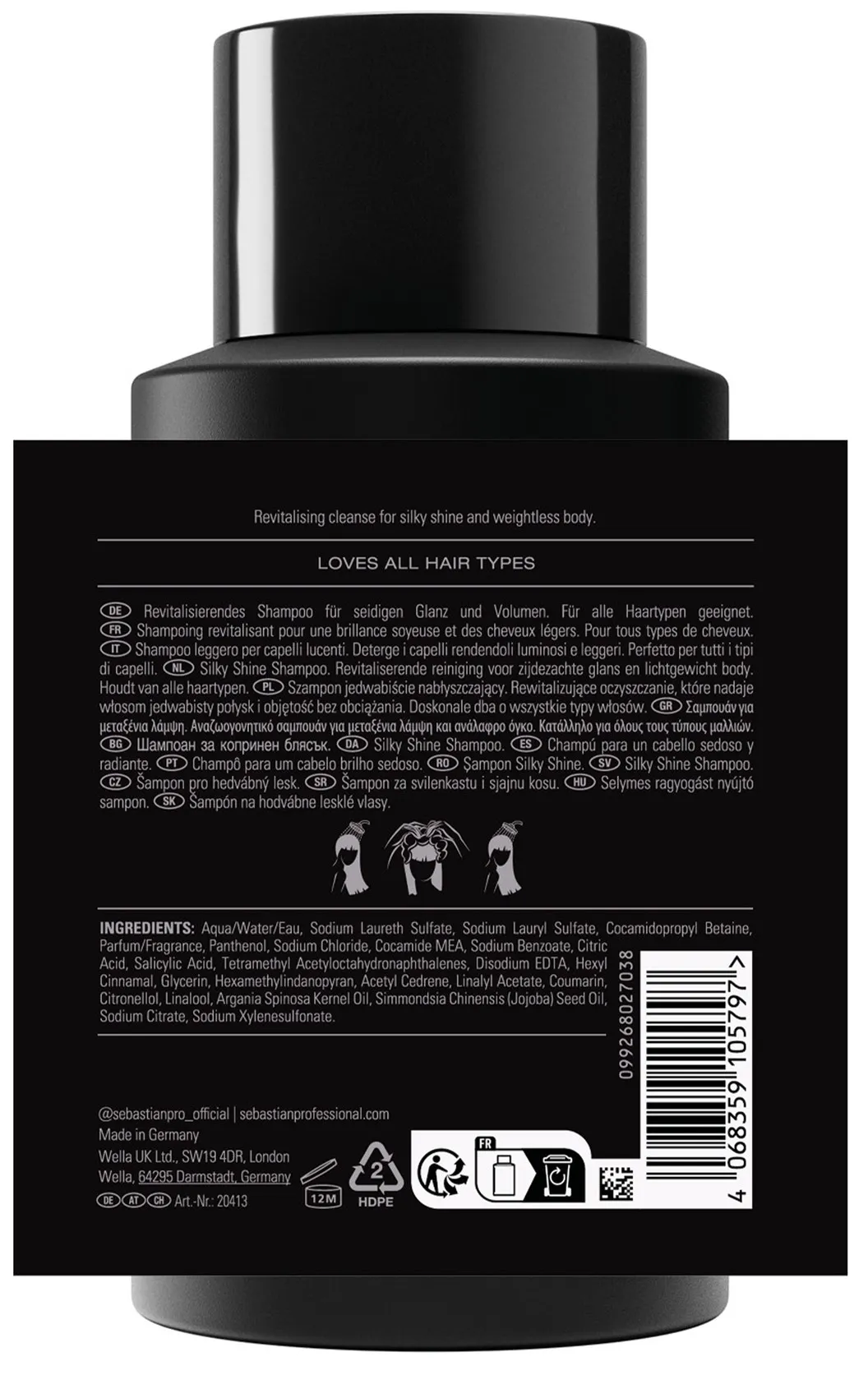 Sebastian Dark Oil Silky Shine Shampoo