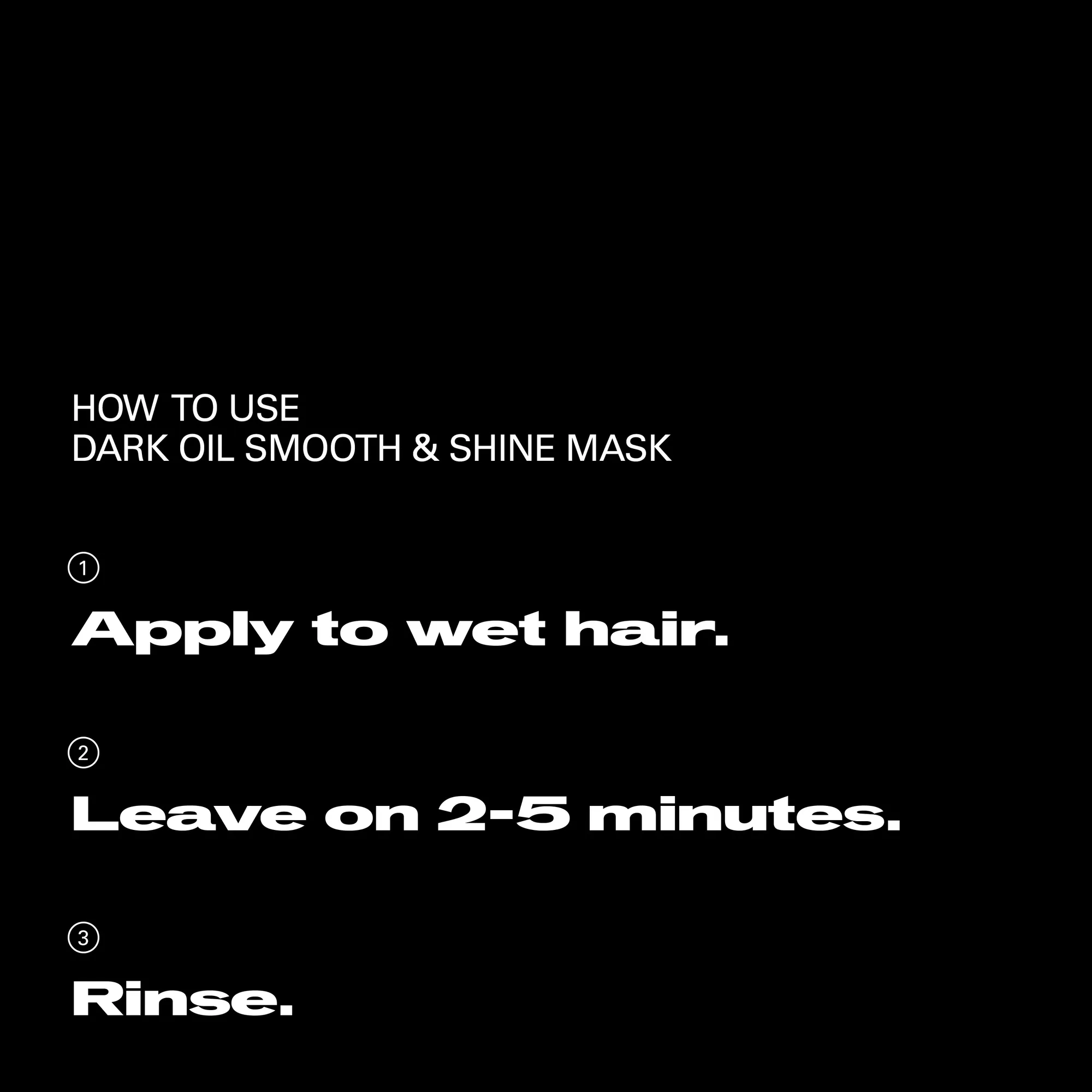 Sebastian Dark Oil Maschera Lisciante & Brillante