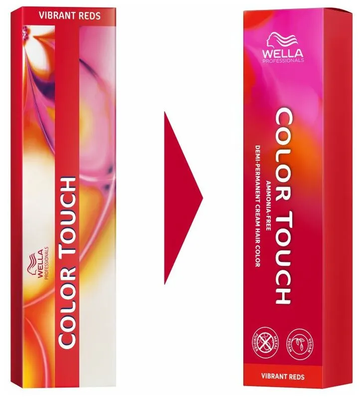 Wella Color Touch Vibrant Reds 60ml - 5/4 Castano chiaro ramato