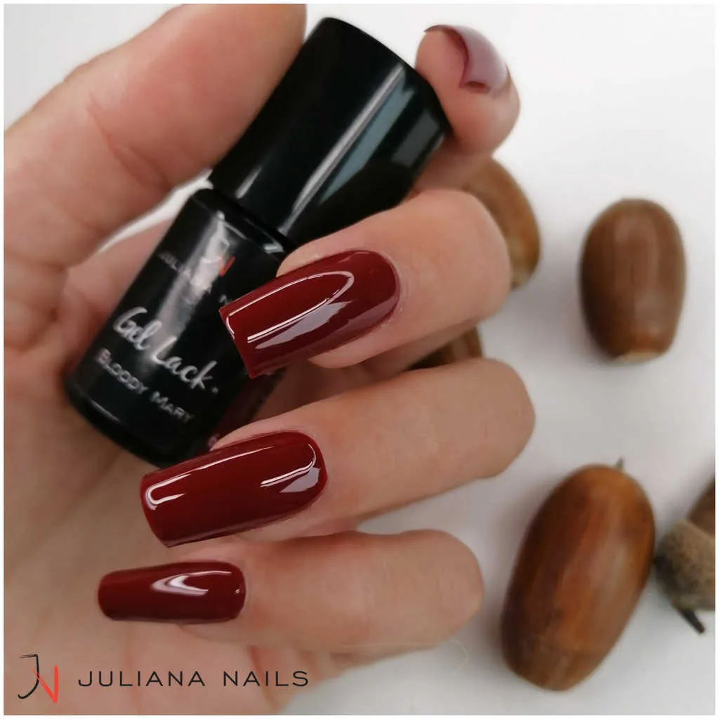 Juliana Nails smalto gel sfumature di rosso - Cherry Cherry Lady