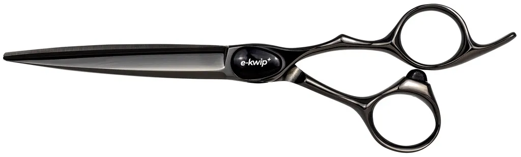e-kwip plus Primus Black Titanium Forbice da parrucchiere