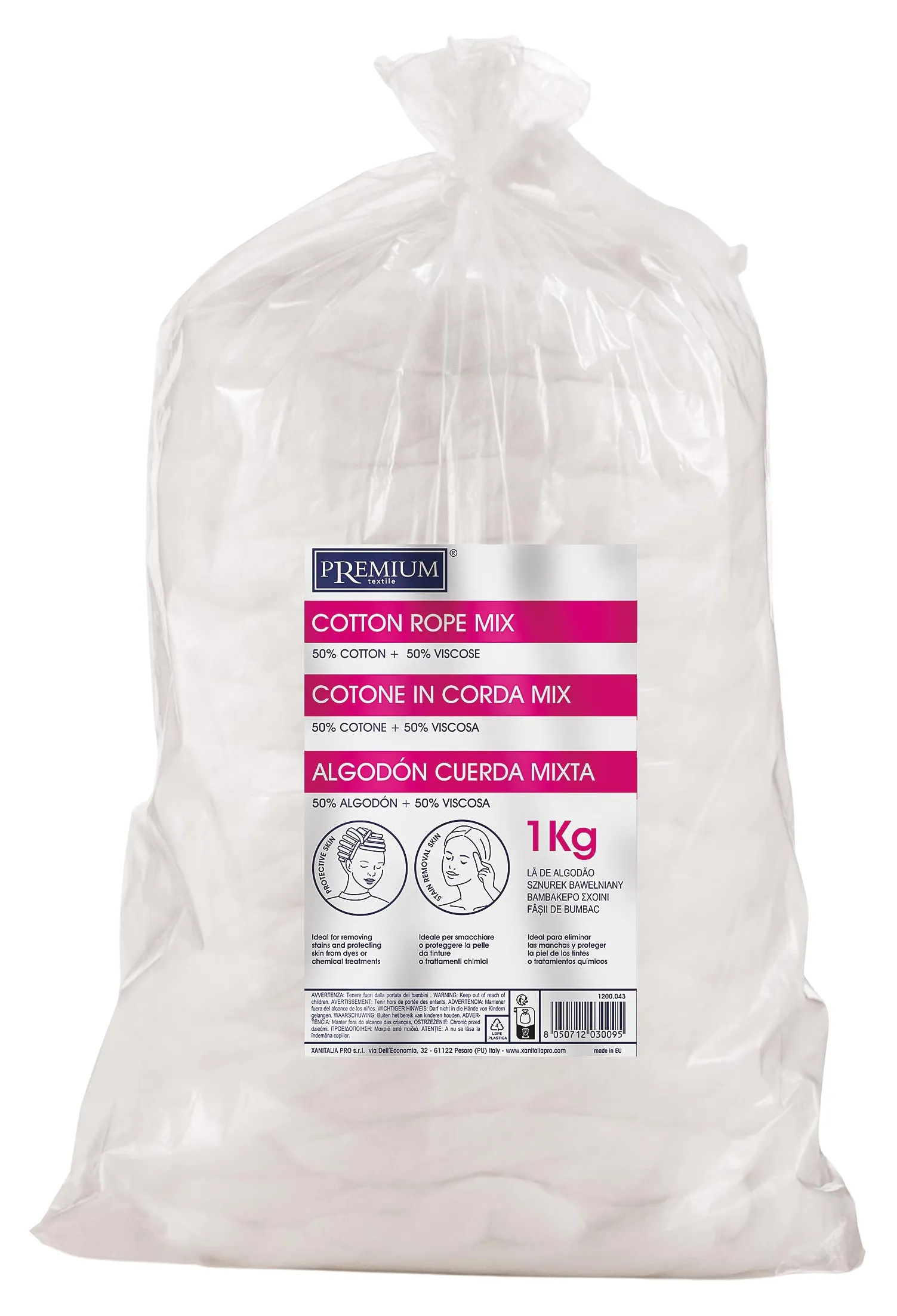 Xanitalia cordoncino di cotone assorbente 1000g