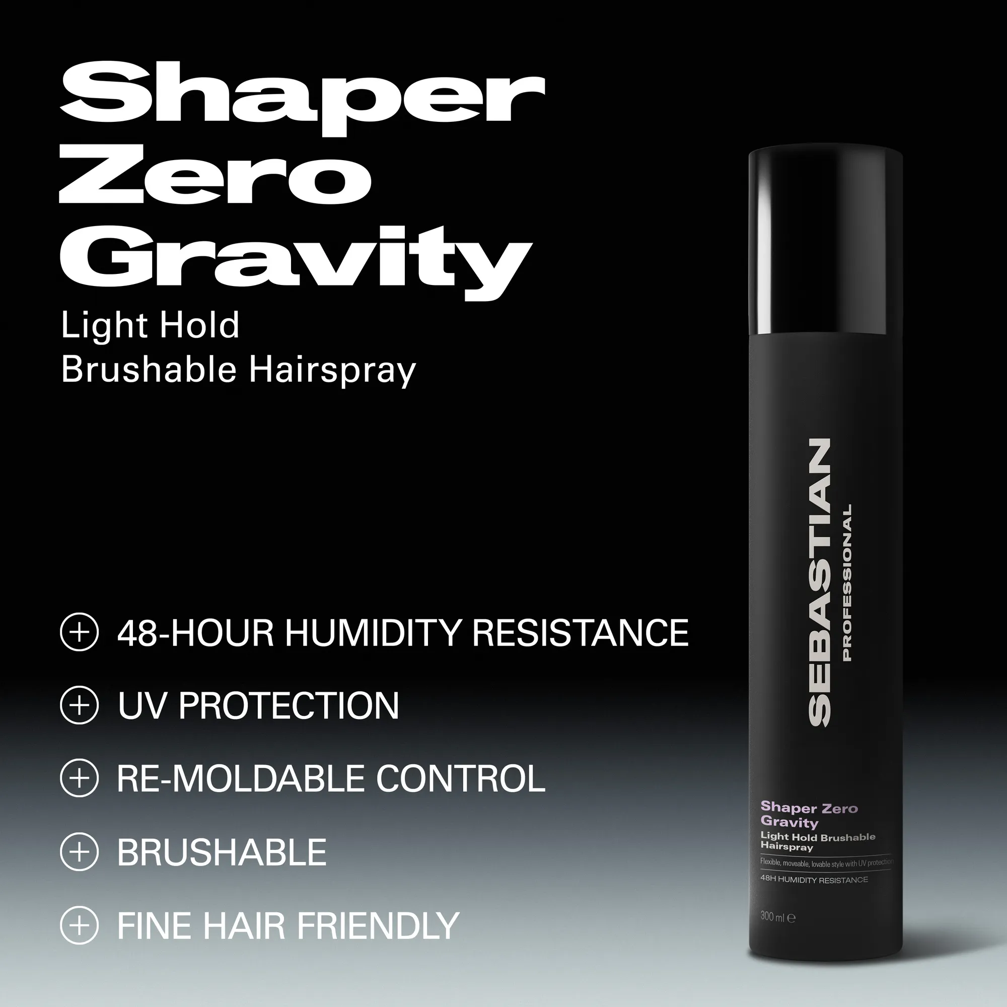 Sebastian Shaper Zero Gravity Spray per Capelli a Tenuta Leggera