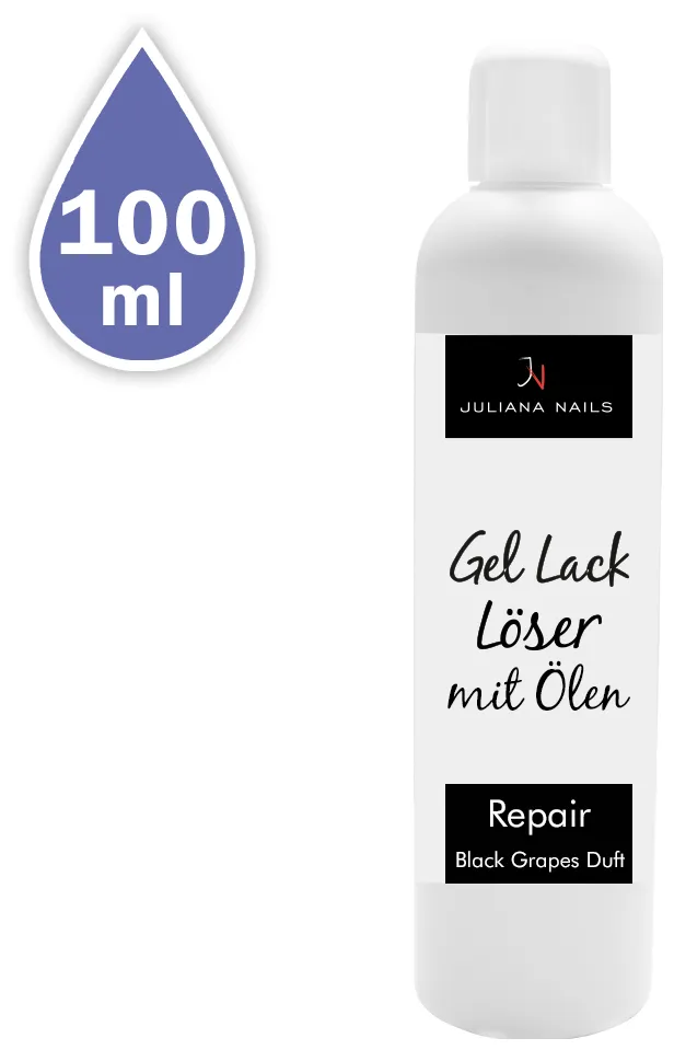 Juliana Nails solvente specifico per lo smalto gel con oli - Repair - 100 ml
