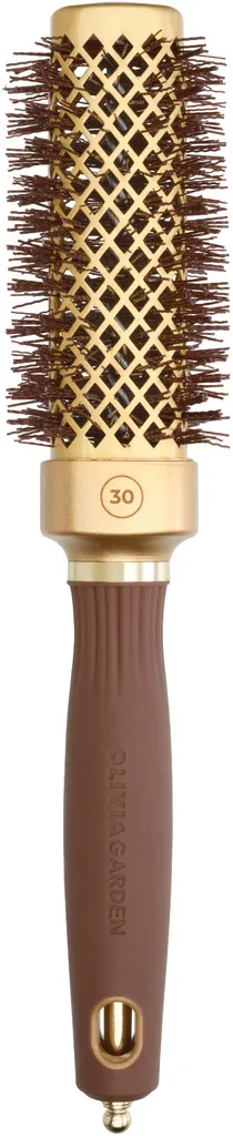 Olivia Garden Expert Blowout Straight con setole ondulate Gold & Brown