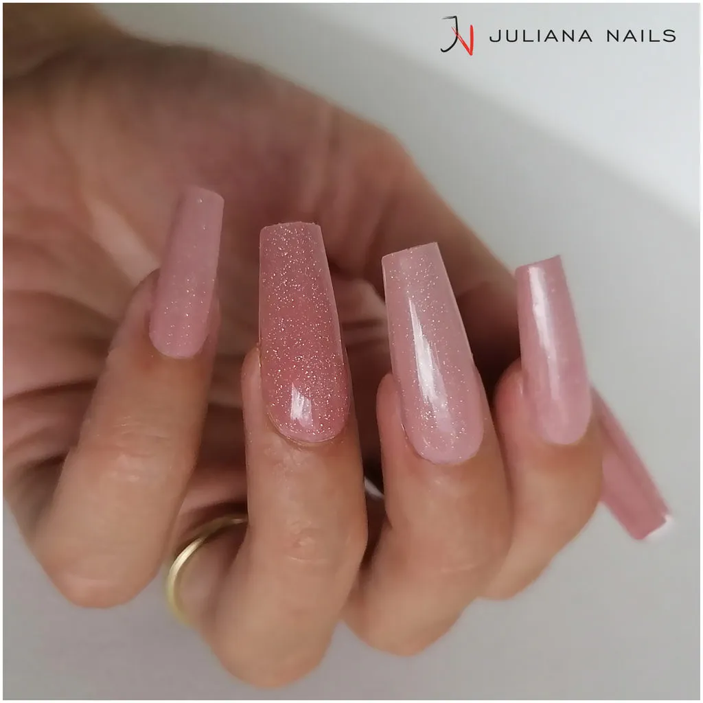 Juliana Nails smalto gel Glitter & Co - Glitter argento