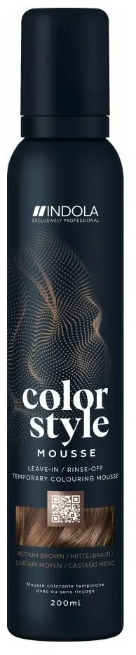 Indola Color Style Mousse - Silver