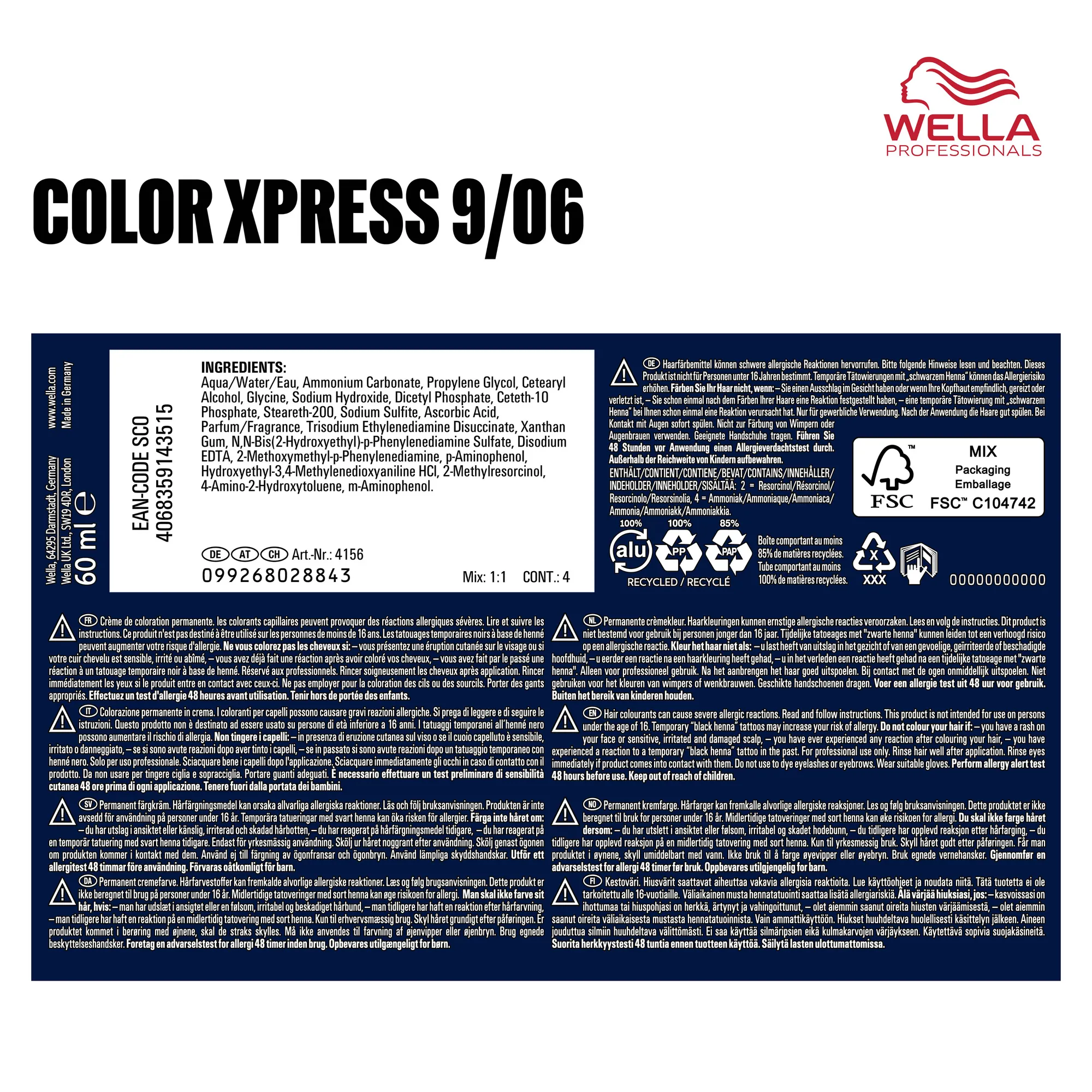 Wella Color Xpress - 7/1 Biondo medio cenere
