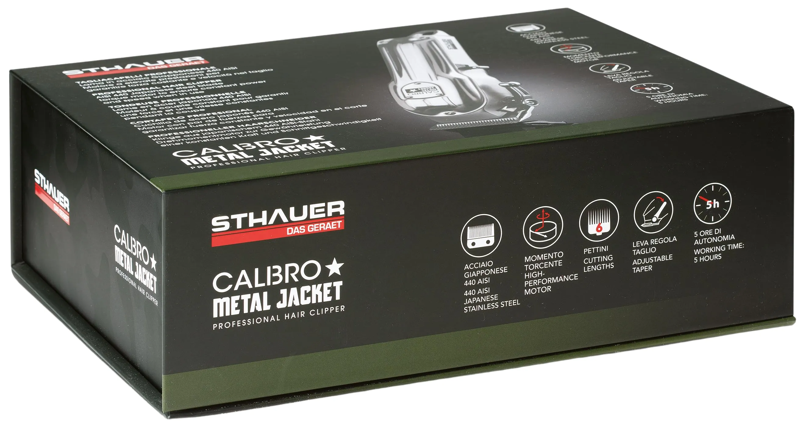 Xanitalia Sthauer Calibro Metal Jacket Tagliacapelli professionale