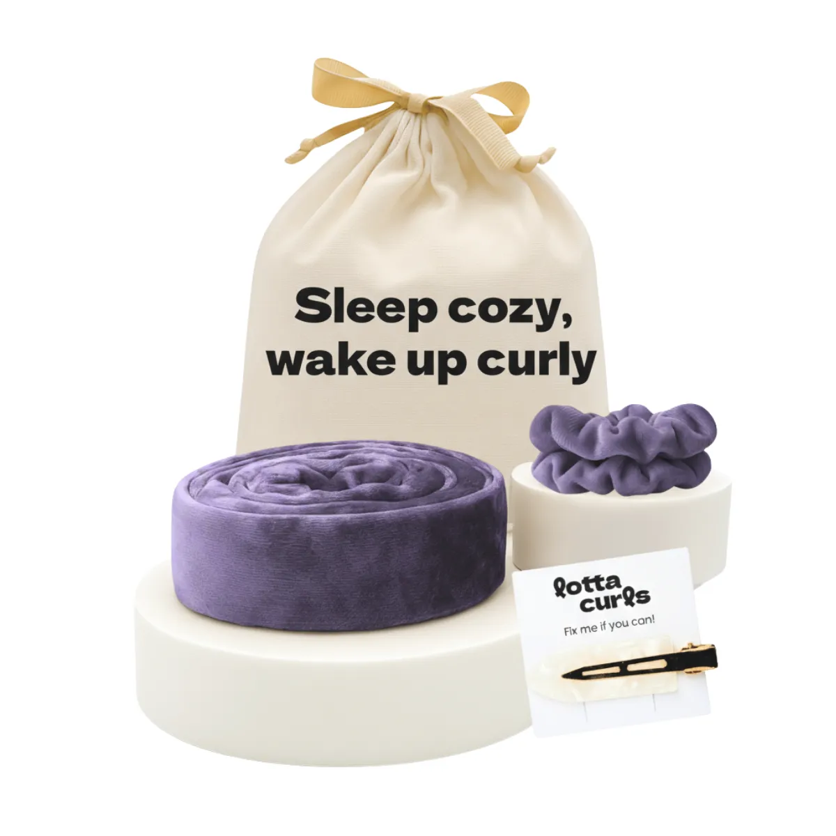 Lotta Curls Set Arricciacapelli Bright Violet