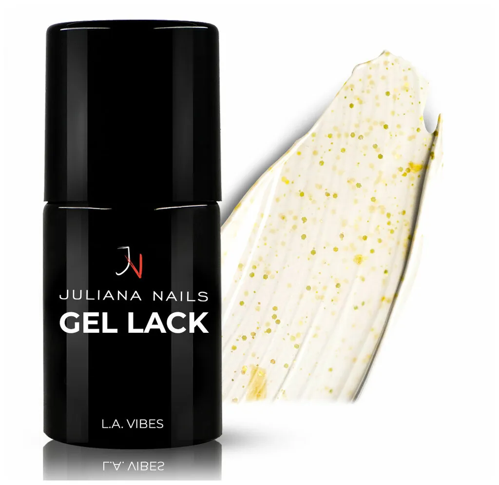 Juliana Nails smalto gel Glitter & Co - Glitter argento