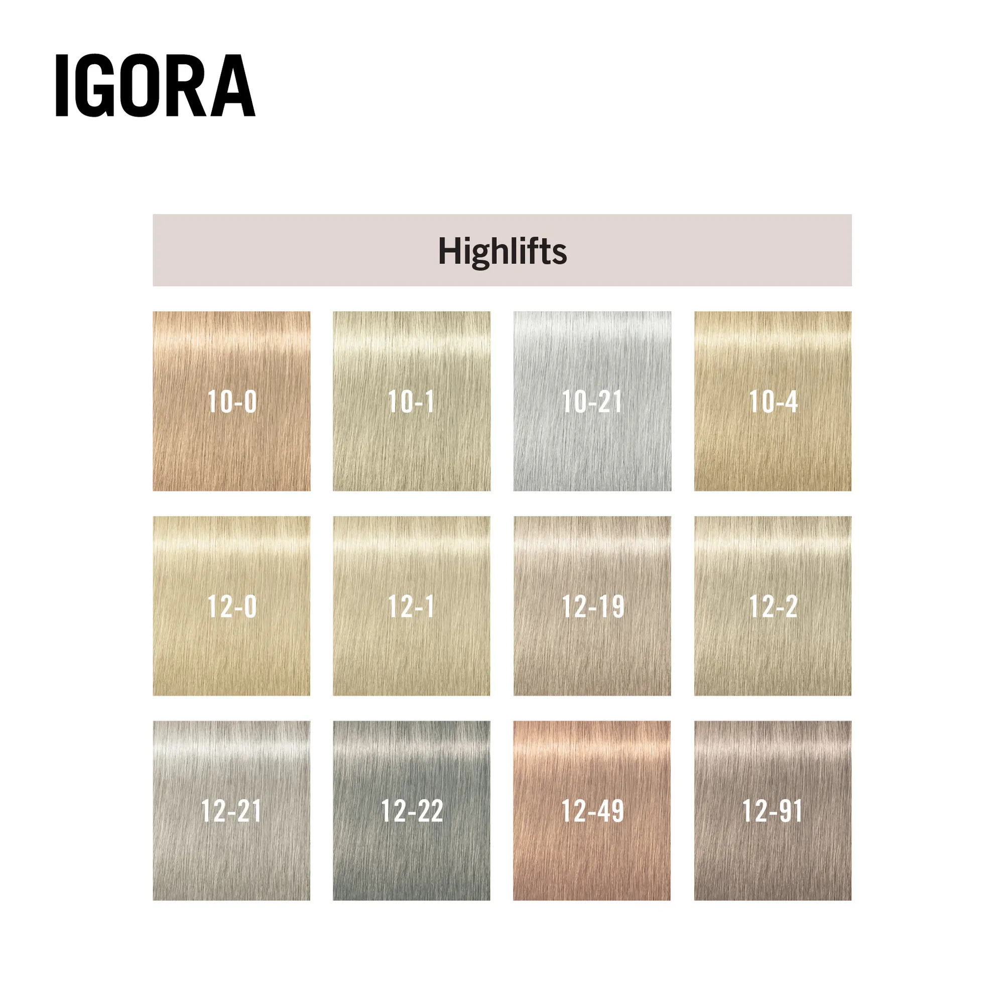 Schwarzkopf Igora Royal Highlifts - 12-2 Biondo Superschiarente Cenere