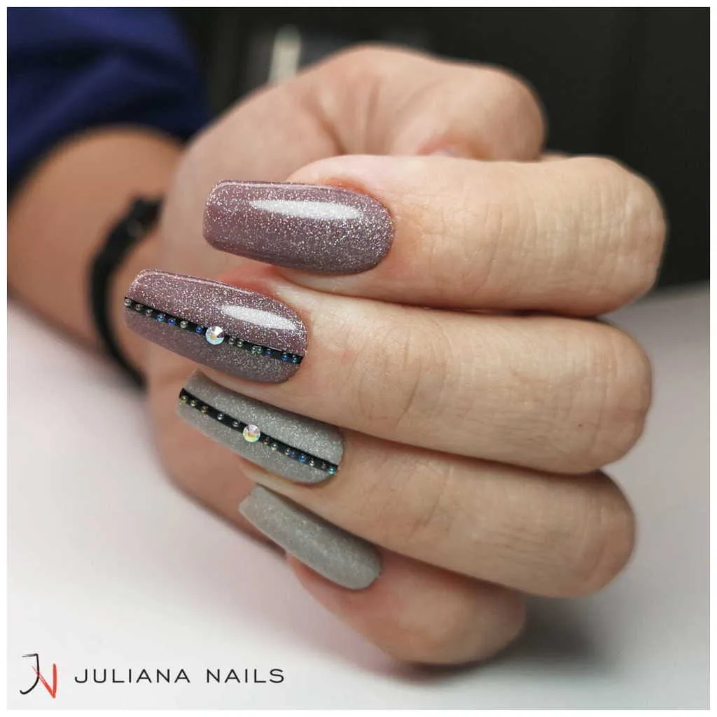 Juliana Nails smalto gel Glitter & Co - Glitter argento